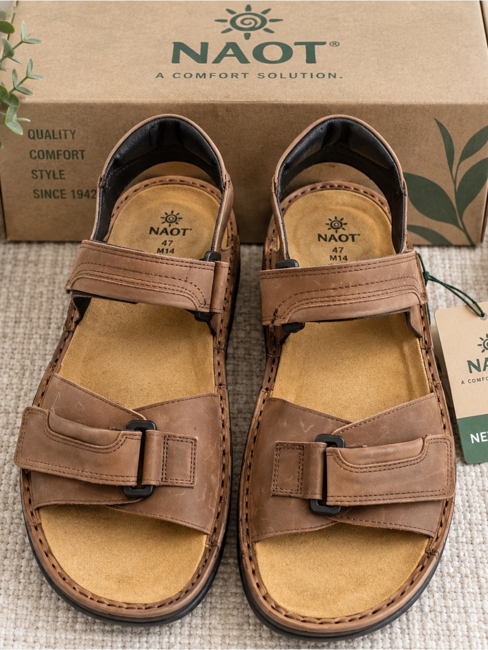 Naot Bark Nubuck Lappland Oily Men's Footwear new in box